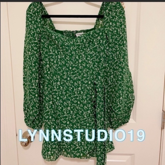 New 💚Reformation Cammi Dress Parsley - Picture 2 of 4